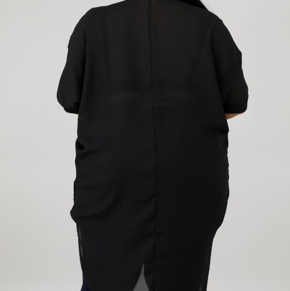 Sheer Long Tail Top - Picture 10 of 11
